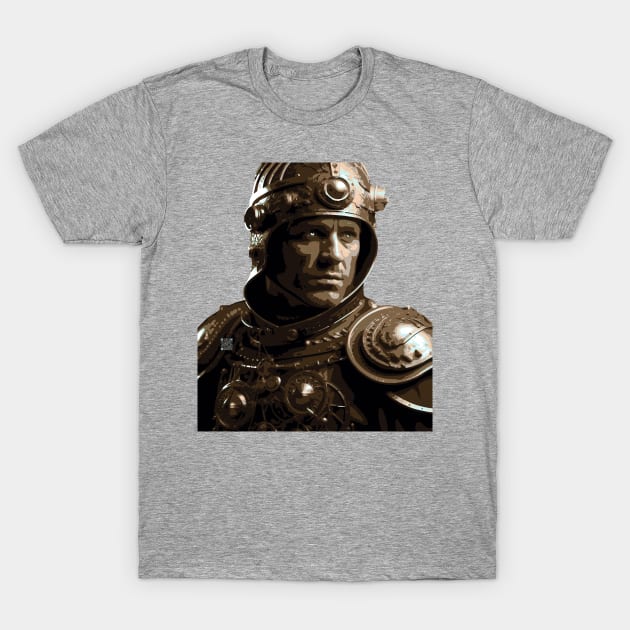 Steampunk Roman Gladiator T-Shirt by JSnipe